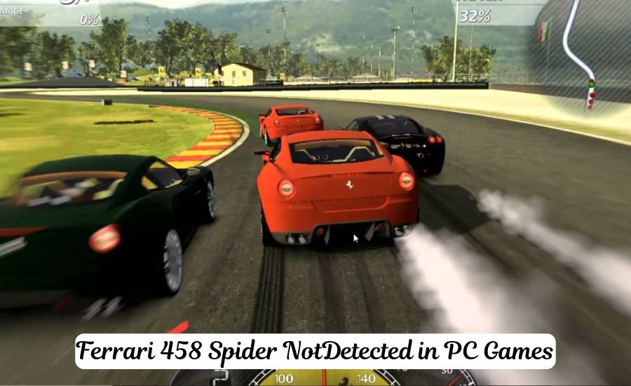 ferrari 458 spider not detected in pc games