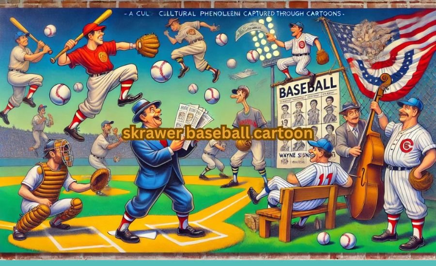 skrawer baseball cartoon