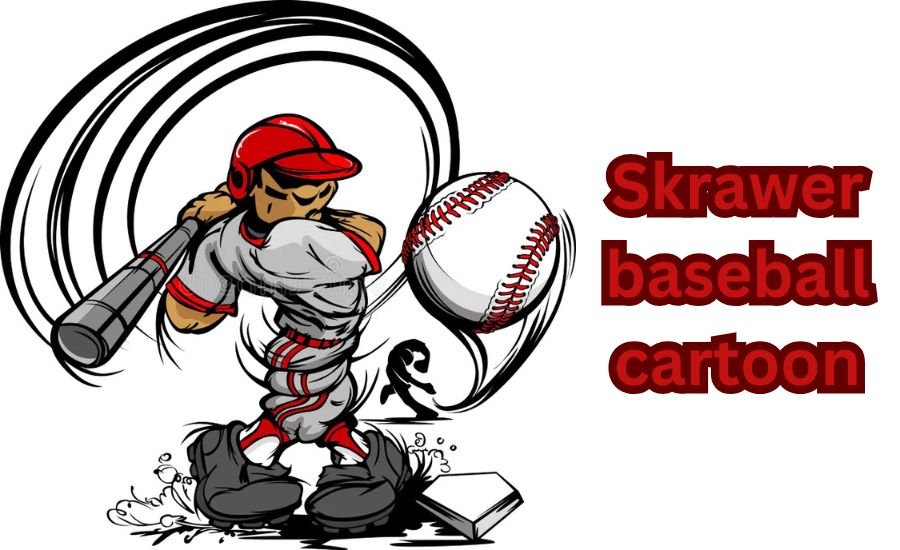 skrawer baseball cartoon