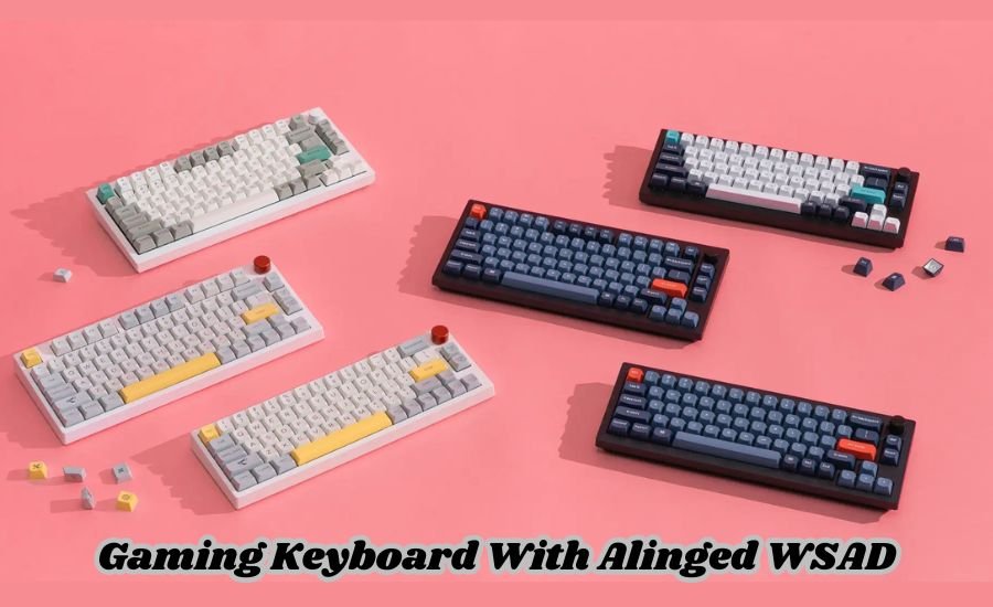 Gaming Keyboard With Alinged WSAD