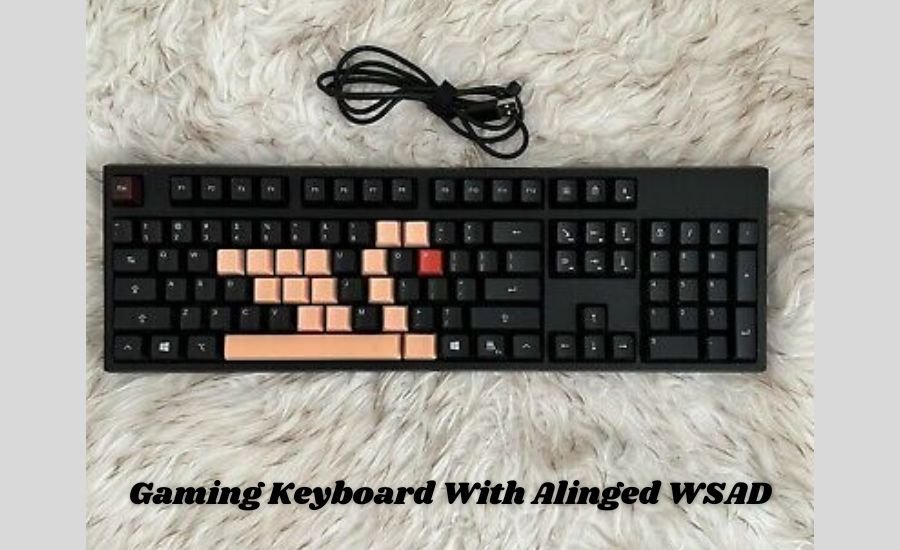 Gaming Keyboard With Alinged WSAD