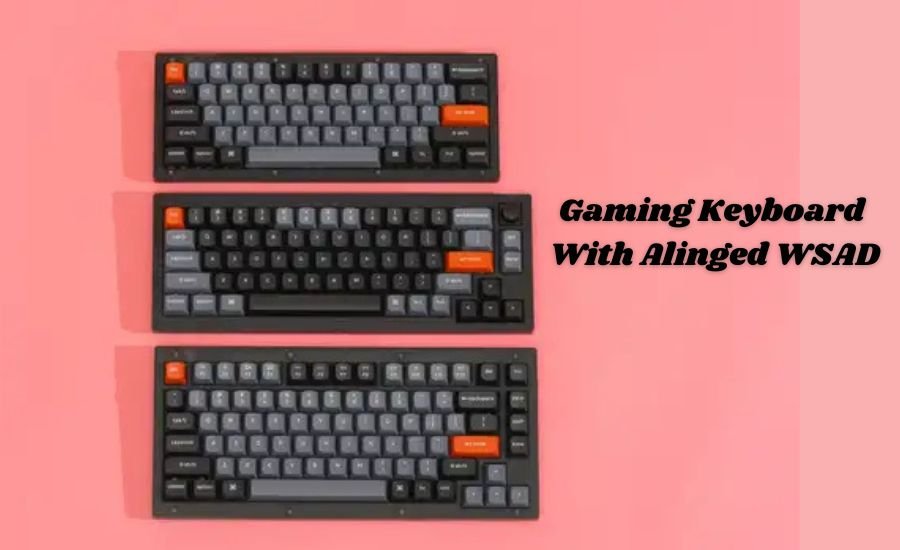 Gaming Keyboard With Alinged WSAD