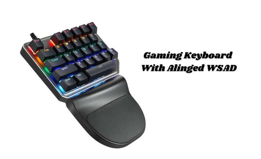 Gaming Keyboard With Alinged WSAD