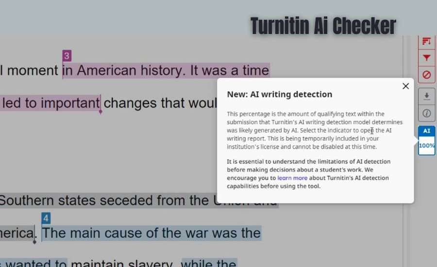 turnitin ai checker