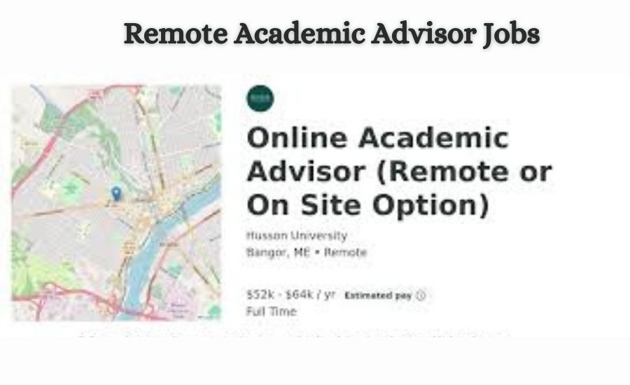 remote academic advisor jobs