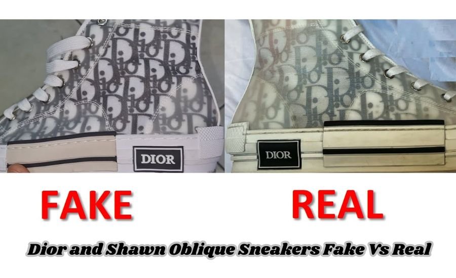 dior and shawn oblique sneakers fake vs real