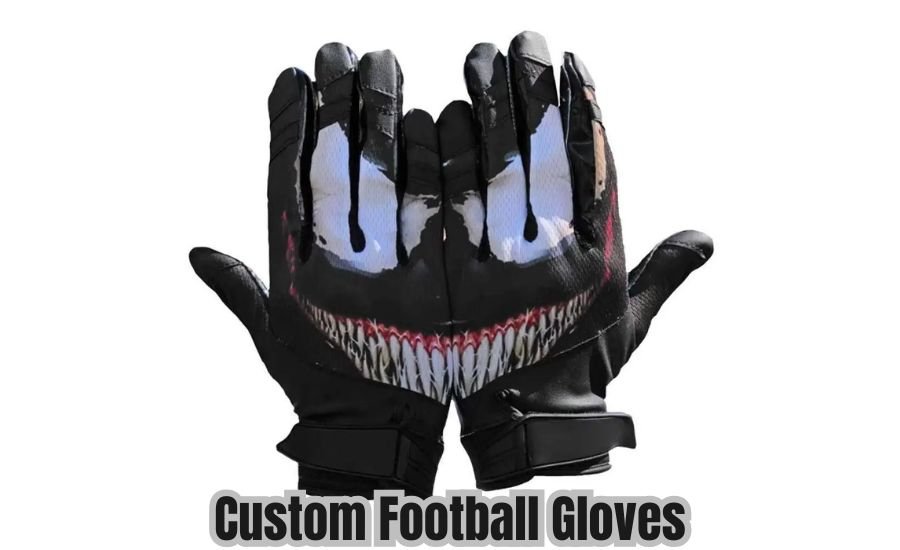 custom football gloves